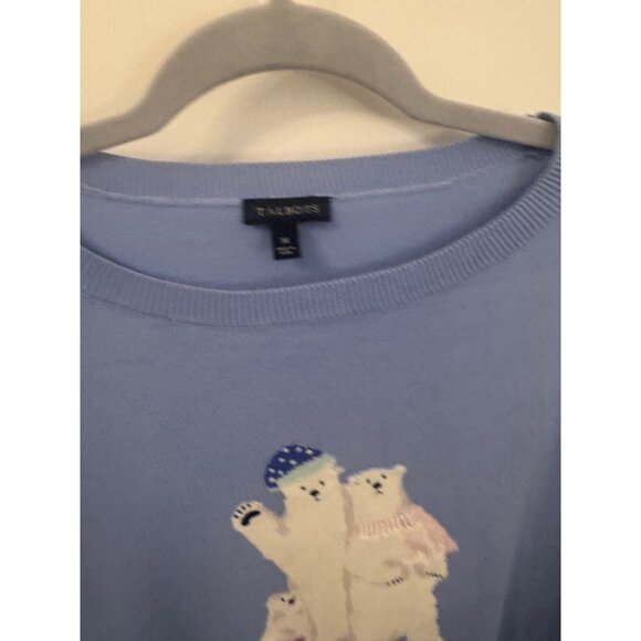 Talbots winter bear sweater size M - Picture 2 of 3